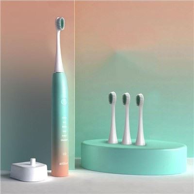 แปรงสีฟันไฟฟ้าโซนิคพร้อมที่ชาร์จไร้สาย